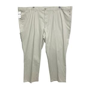 Dockers Pleated The Best Pressed Khaki Chino Pants Mens 54x30 Office Career Work
